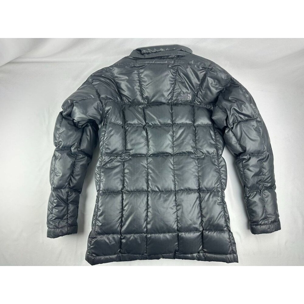The North Face Womens 600 Down Zip Puffer Jacket Parka Coat Gray Small S - Picture 2 of 9